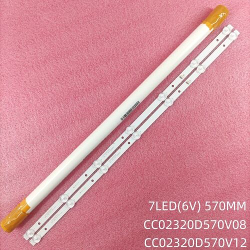 10 piece For 5TV Bandes de rétroéclairage LED CC02320D570V12 320L 32E9 7S1P 2X7 pour RCA RTDVD3215-B RLDEDV3255-A-C Proscan PLDV321300-C Orion OLT-32002 ""Nipseyteko""