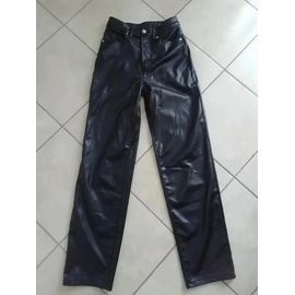 Pantalon Simili Cuir ( H&M ) Taille Env 34 ( Grand 32 )