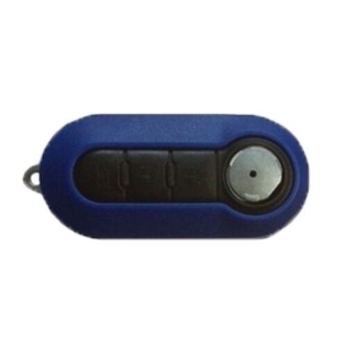 Coque De Clé Contour Bleu - Fiat 500 À Part. 10/2007