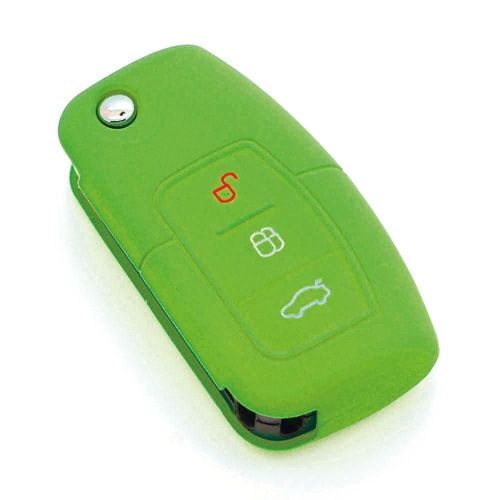 Housse De Clé En Silicone Pour Ford Puma Transit Scorpio Focus Vert