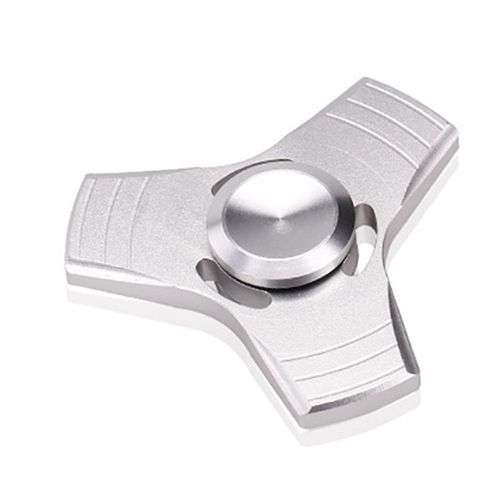 Argent Fidget Spinner Tri-Spinner Fidget Toy Hand Spinner Roulements Ultra Rapides / Fidget Spinner Enfant Ou Adulte