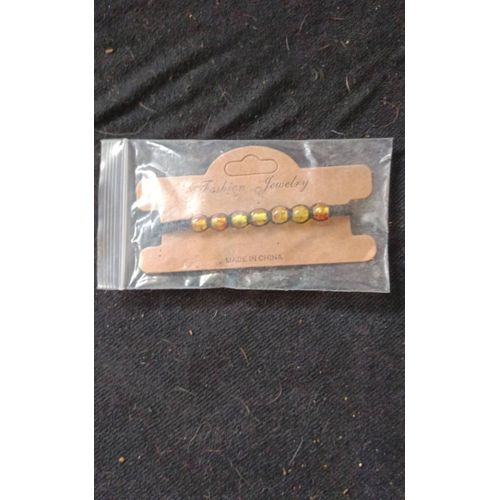 Bracelet Perle Orange Bracelet Noir. Marque Fashion Jewelery