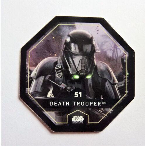 Jeton Star Wars N° 51 : Death Trooper. Leclerc, 2016