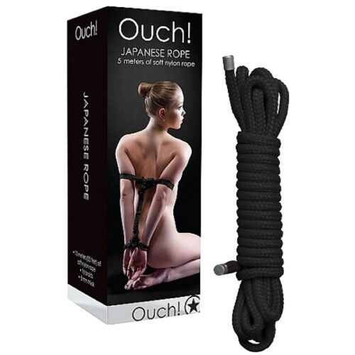 Japanese Restriction Rope 5 Meters Noir