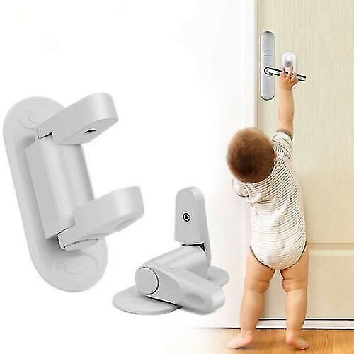 2 Packs Porte Levier Serrure Poignées De Sécurité Portes D¿Épreuve Sécurité Pour Bébés Pour Enfants