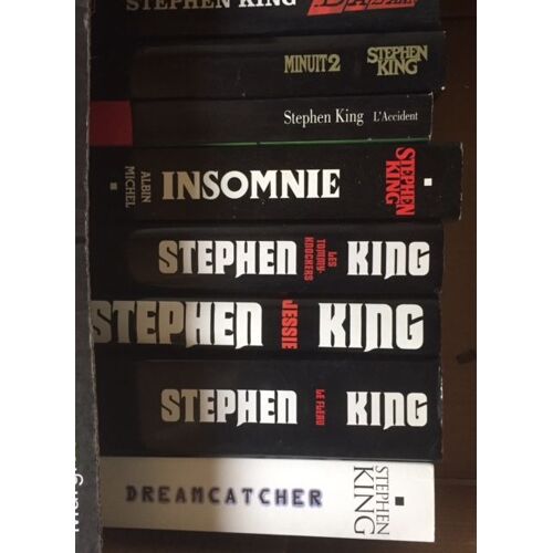 Stephen King 8 Romans Grand Format : Bazaar - Le Fleau - Jessie - Minuit 2 - Dead Zone - Tommyknockers - Dreamcatcher - Insomnie
