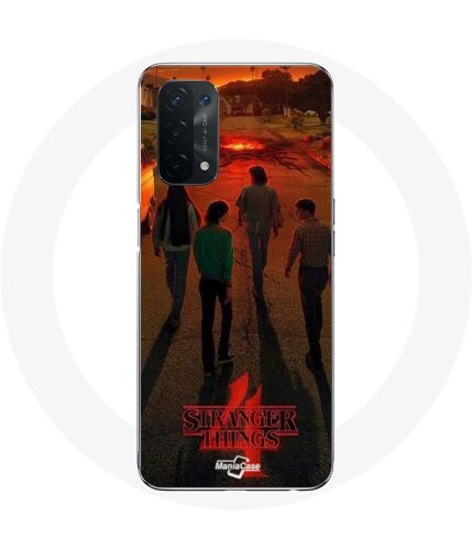 Coque Pour Oppo A74 5g Stranger Things Saison 4 Affiche Art Equipages De La Nouvelle Théorie