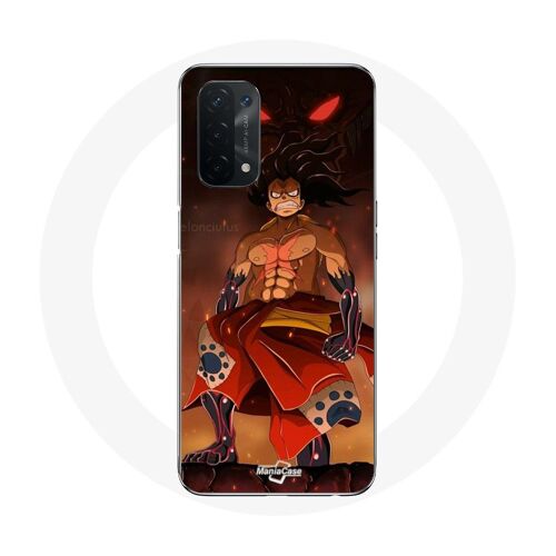 Coque Pour Oppo A74 5g Série One Piece Luffy Gear 5 Anime