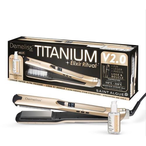 Lisseur Vapeur Saint Algue Titanium V2 Elixir Ritual Demeliss