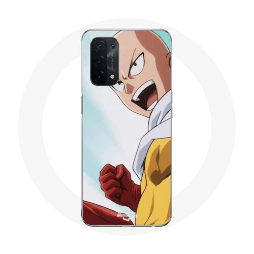 Coque Pour Oppo A74 5g Saitama One Punch Man Anime Manga