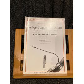 Claude-Henry Joubert 32 Études Faciles Pour Basson Partition Imd