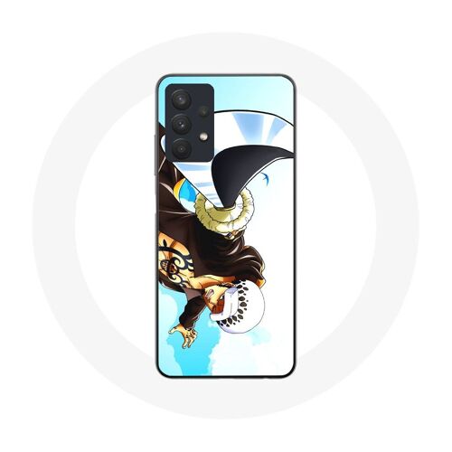 Coque Pour Samsung Galaxy A32 5g One Piece Anime Law Poster