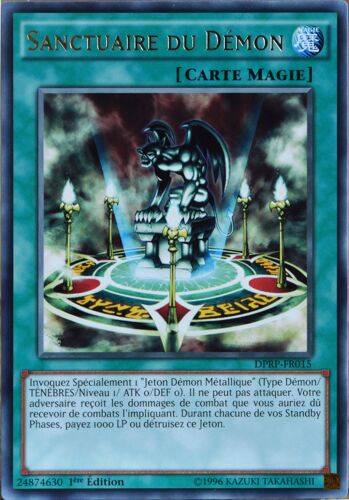 Carte Yu-Gi-Oh Dprp-Fr015 Sanctuaire Du Démon Neuf Fr