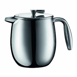 Bodum 11055-16 Columbia Cafetière À  Piston Double Paroi Inox Brillant 4 Tasses 0,5 L