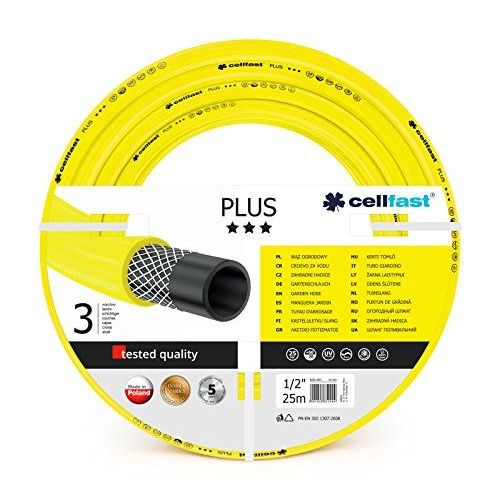 TERRA Tuyau d'arrosage Plus, jaune, 1/2"", 25 m