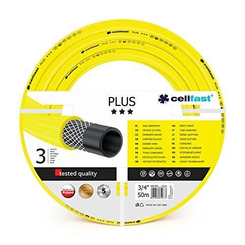 TERRA Tuyau d'arrosage Plus, jaune, 3/4"", 50 m