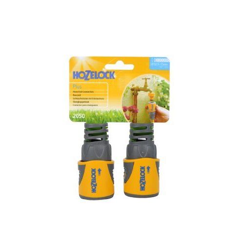 Hozelock - 2050 fin connecteur de tuyau pour 12,5 à  15 mm (1 / 2 à  & 5 / 8 po) pack tuyau twin - hoz2050av