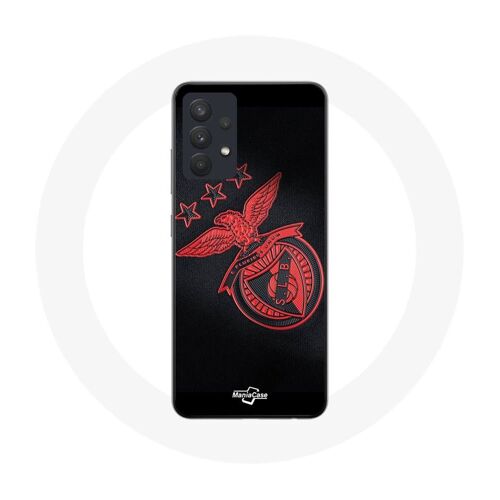 Coque Samsung Galaxy A32 slb benfica fond noir