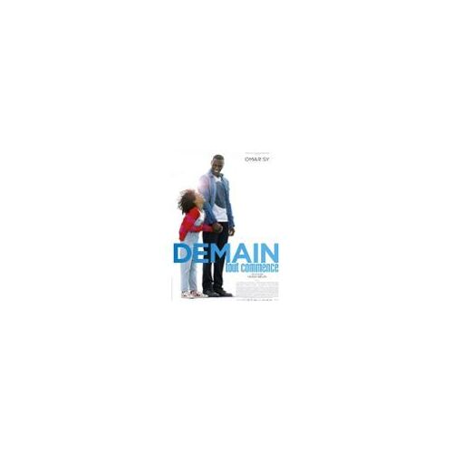 Demain Tout Commence - Hugo Gélin - Omar Sy - Clémence Poesy - Affiche De Cinéma Pliée 120x160 Cm