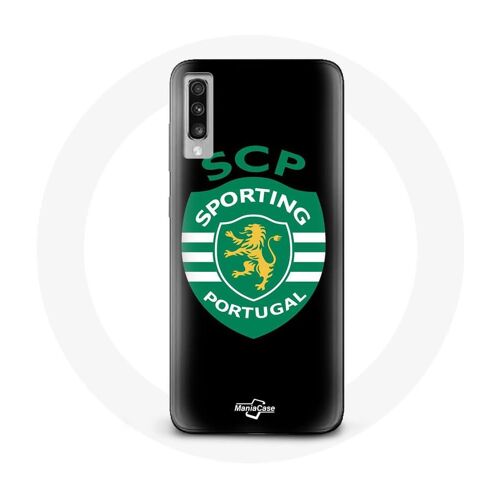 Coque Samsung Galaxy A70 scp sporting portugal fond noir