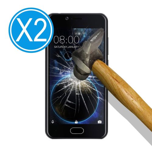 Woowcase, Film Protection [ Doogee Shoot 2 ] En Verre Trempé, Doogee Shoot 2 Protection Écran Pack 2