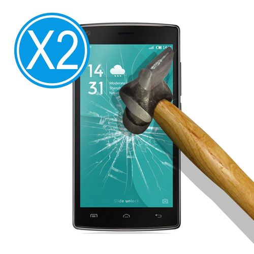 Woowcase, Film Protection [ Doogee X5 Max ] En Verre Trempé, Doogee X5 Max Protection Écran Pack 2