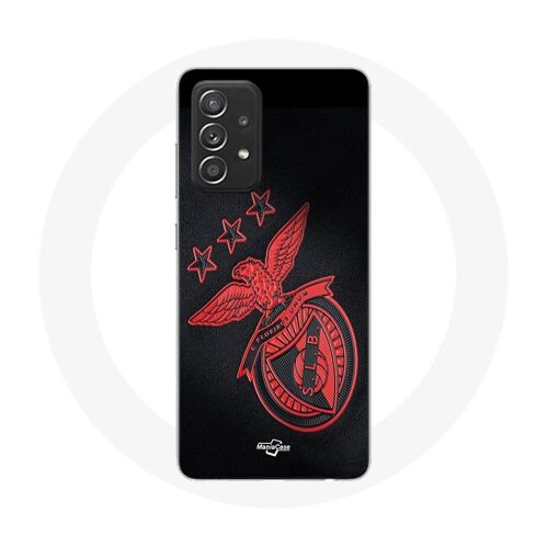Coque Samsung Galaxy A52 slb benfica fond noir