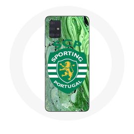 Coque Samsung Galaxy A51 4g Scp Sporting Portugal Fond Vert