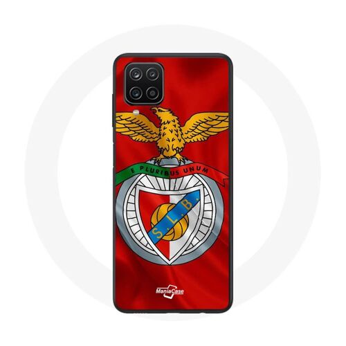 Coque samsung Galaxy A12 slb benfica fond rouge