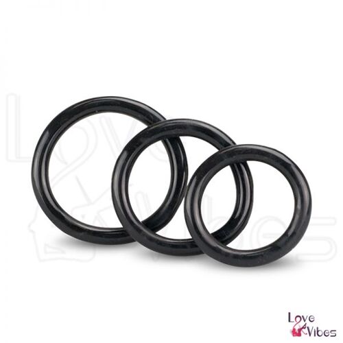 Anneaux Cockring Trio Silicone