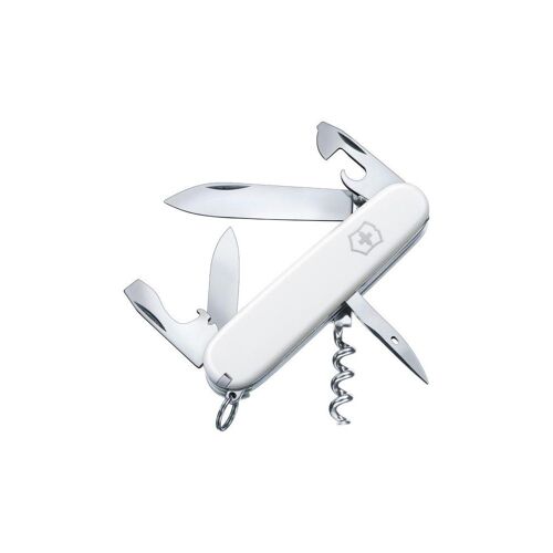 Victorinox Spartan Blanc - Couteau Suisse De Poche 91 Mm - 12 Fonctions