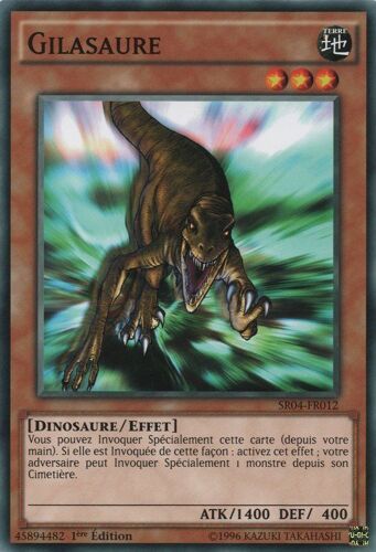 Yu-Gi-Oh! - Sr04-Fr012 - Gilasaure