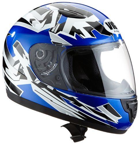 Protectwear Sa03-Bl-Xs Casque De Moto Pour Enfant, Bleu, Taille Xs