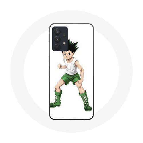 Coque Pour Samsung Galaxy A32 5g Manga Gon Freecss Hunter X Hunter Fond Blanc