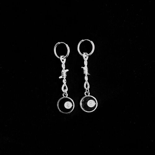Boucles D'oreilles En Fil De Fer Barbelé, Hypoallergéniques, Goth, Grunge, Punk, Mignon, Alt, Rhyly, Bijoux, Nouveau, Y2k