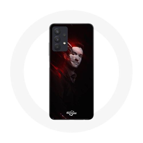 Coque Samsung Galaxy A32 4g Lucifer Série Fond Noir