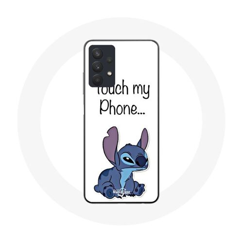 Coque Pour Samsung Galaxy A32 5g Lilo Et Stitch Mignon Fond Blanc