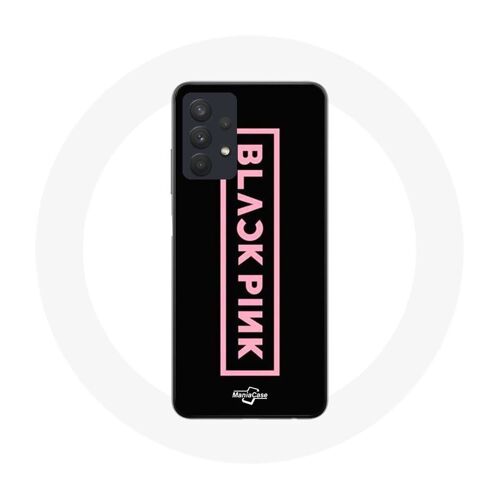 Coque Samsung Galaxy A32 4G Blackpink VIP Tickets Blackpink logo Front noir