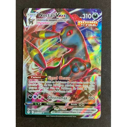 Carte Pokémon Noctali 095/203 Vmax Vmax Epée Et Bouclier Eb07 Fr