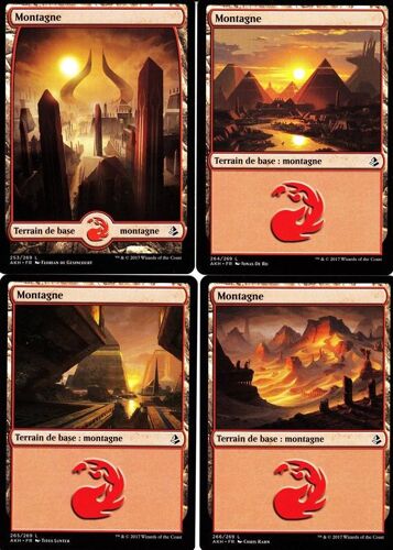 Montagne X4 - Mtg - Amonkhet Vf