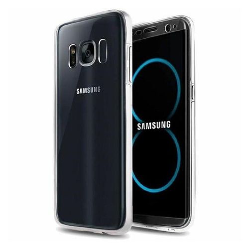 Samsung Galaxy S8 Plus, Coque Silicone Integrale Transparente Ultra Slim Clair