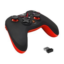 Manette Suza Spirit Of Gamer Xgp Sans Fil Rouge Suza Pour Sony Playstation 2, Pc, Sony Playstation 3