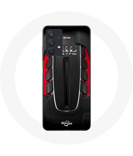 Coque pour samsung galaxy A32 5G Audi RS Logo rouge