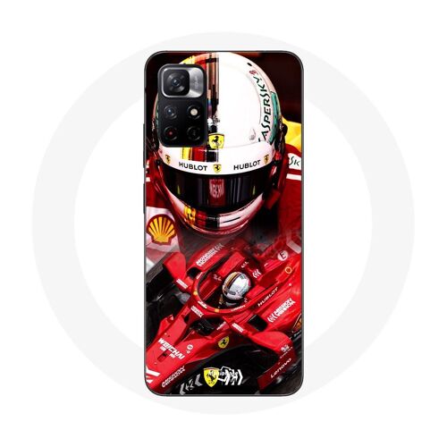 Coque Redmi Note 11 5g Formule 1 Sebastian Vettel F1 Rouge