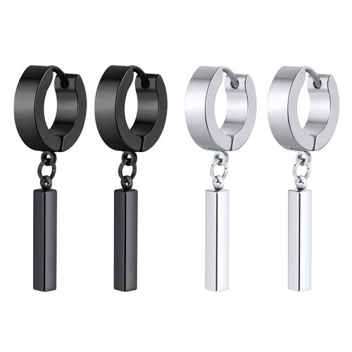 Boucles D'oreilles Huggie Pour Hommes, Bijoux, Accessoires De Piercing Étanche En Acier Inoxydable