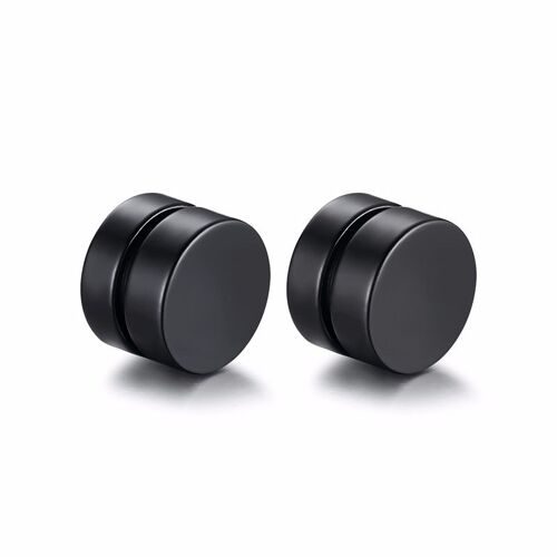 Boucles D'oreilles Piano Viking Noires, Pour Homme, Femme, Faux Réinitialisation, Non Piégoprogrammables