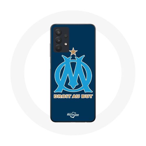 Coque pour samsung galaxy A32 5G Olympique de marseille OM logo bleu