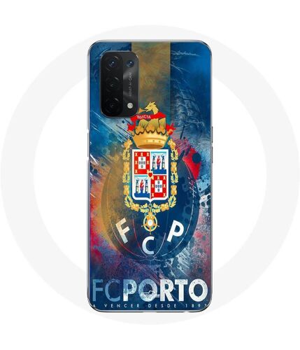 Coque Oppo A54 5G fcp porto fond bleu
