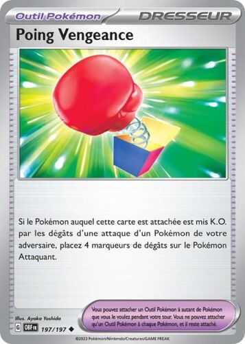 Carte Pokémon - Poing Vengeance - 197/197 - Ev3 Flammes Obsidiennes
