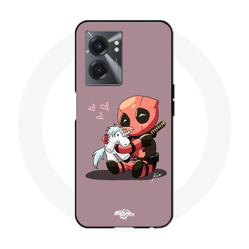 Coque Realme V23 Bébé Deadpool Avec Licorne